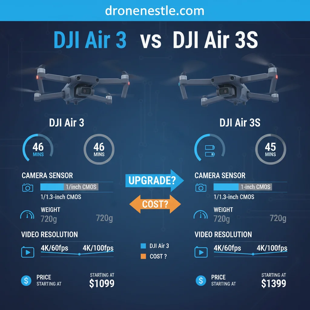 DJI Air 3 vs Air 3S: Camera, Sensing, and Upgrade Guide