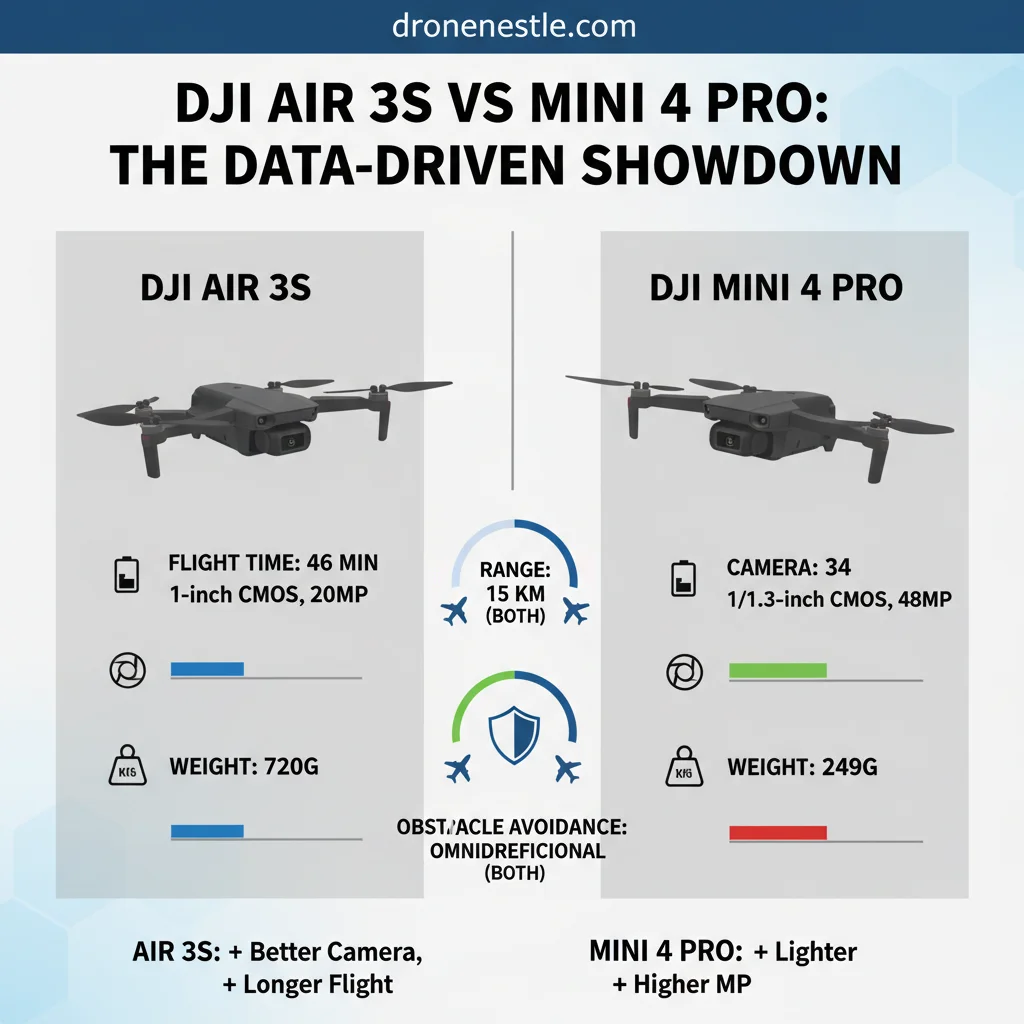 DJI Air 3S vs Mini 4 Pro: Camera, Weight, and Buying Advice