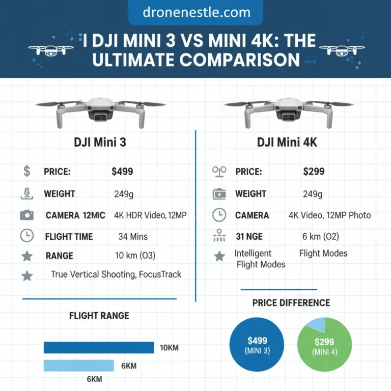 DJI Mini 3 vs Mini 4K: Specs, Camera, and Buying Advice