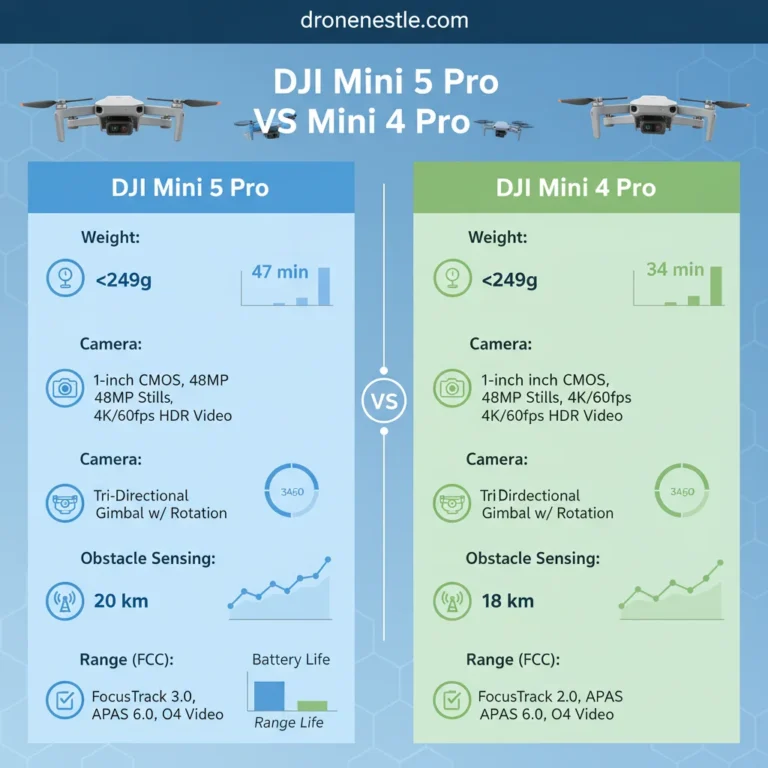 DJI Mini 5 Pro vs Mini 4 Pro: Specs, Features, and Buying Advice