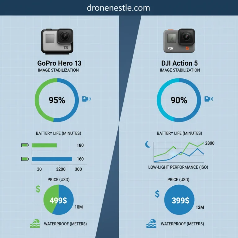 GoPro HERO13 Black vs DJI Action 5 Pro: Specs and Buying Advice