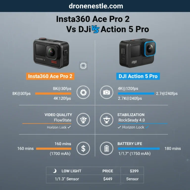 Insta360 Ace Pro 2 vs DJI Action 5 Pro: Specs and Buying Advice